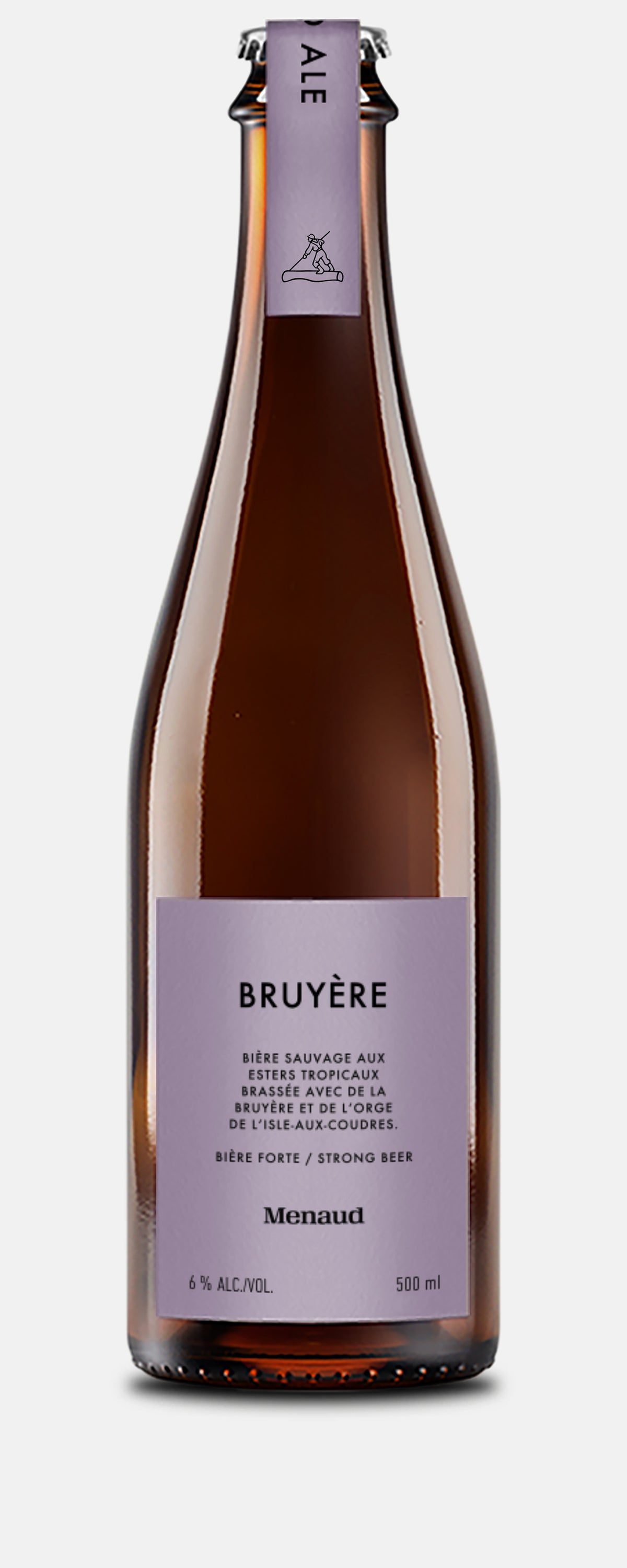 Bouteille bière - Bruyère