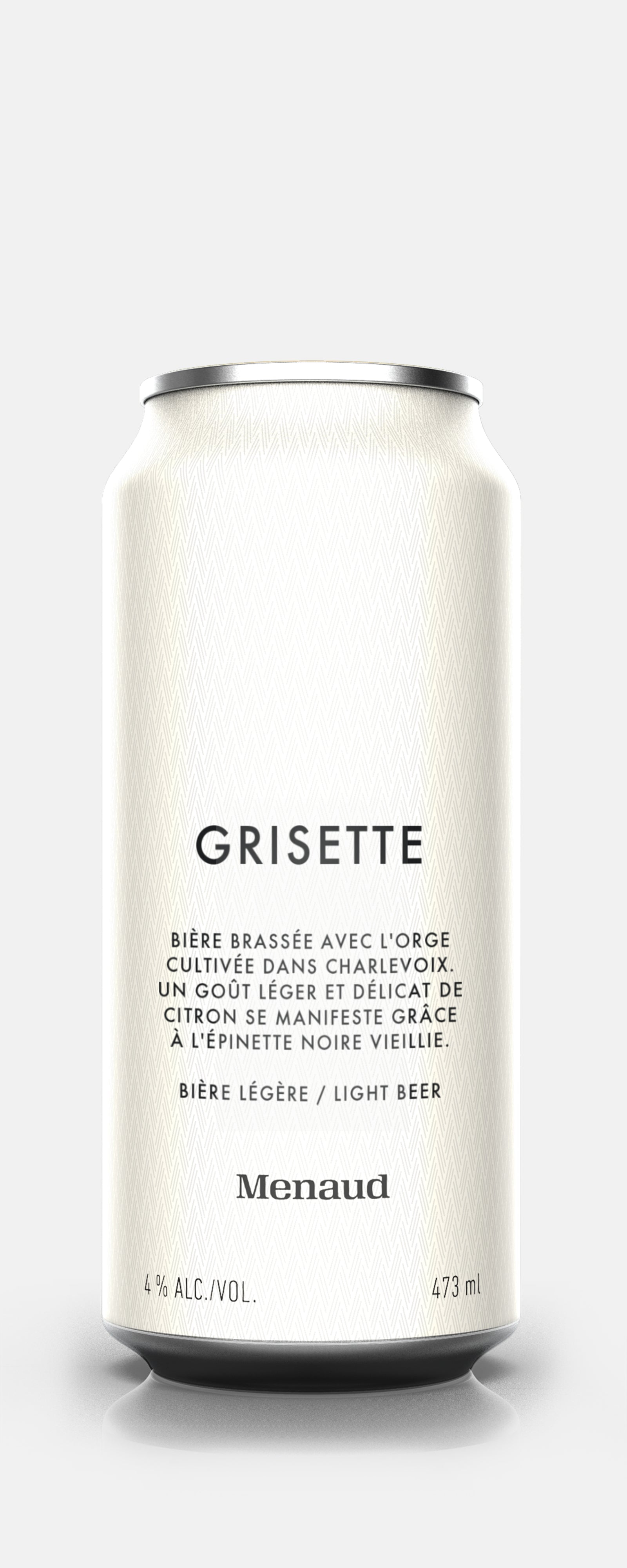 Grisette - Menaud - Charlevoix Distillery and Brewery